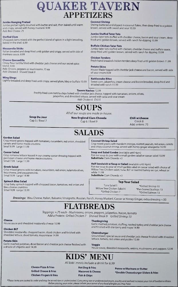 Quaker Tavern Rattlesnake Bites